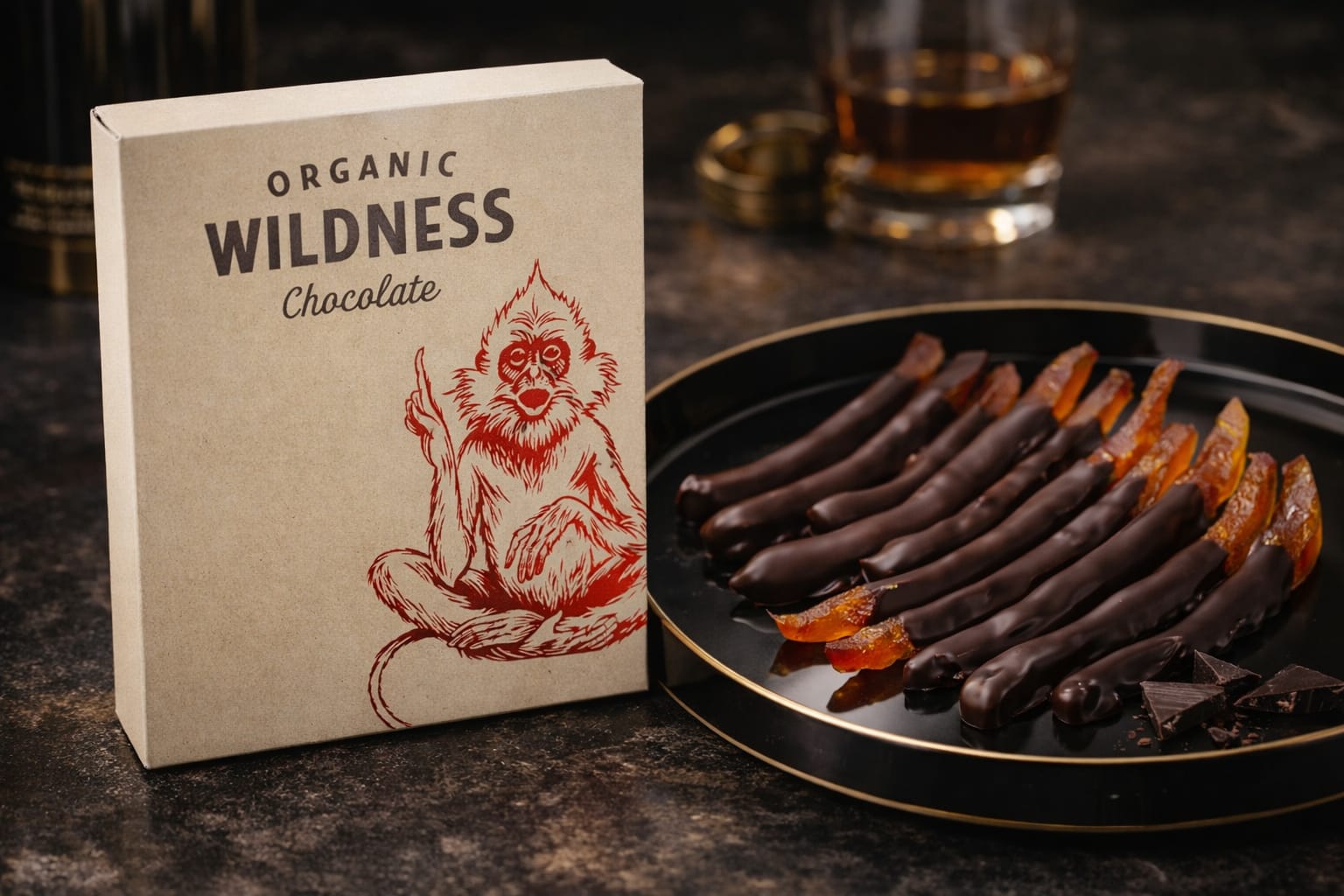 Orangettes in 74% dark chocolate